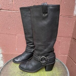 Frye Tall Harness Boots Size 9.5 B Women’s